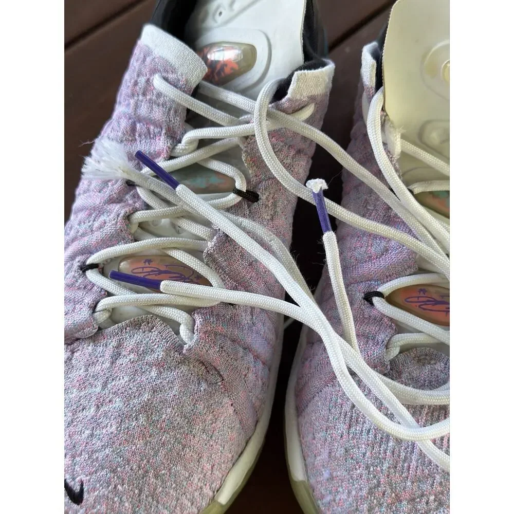 Nike LeBron 18 Boys Basketball Sneakers Athletic Shoes Purple White Black 6Y